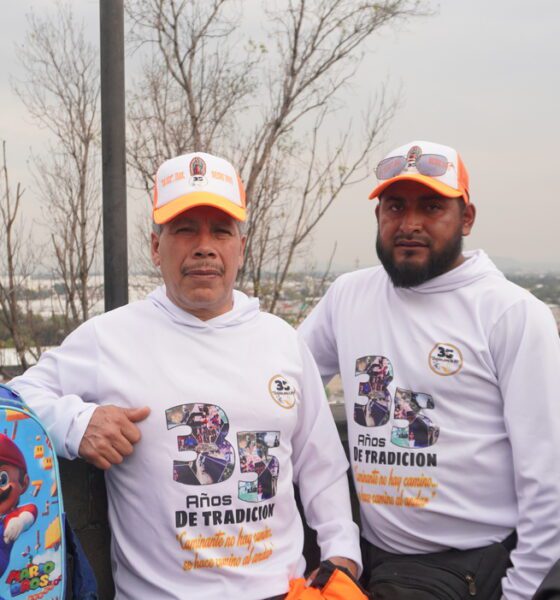 80 ciclistas de Hueyotlipan llegaron hasta el Tepeyac para agradecer a la Virgen de Guadalupe. Foto: Julio Hortiales