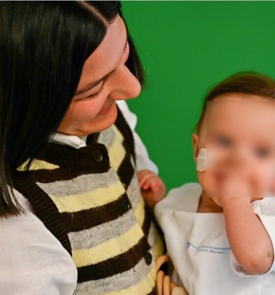 Mariami, bebé que recibió una arteria capaz de crecer con su corazón