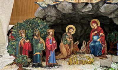 Gaudium: pesebre del Vaticano con la Virgen María embarazada y 28 mil cintas en defensa de la vida