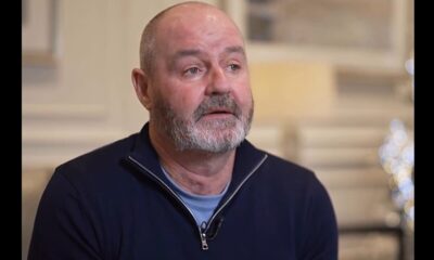 Steve Clarke, director técnico de la Selección de Escocia. Foto: captura de pantalla