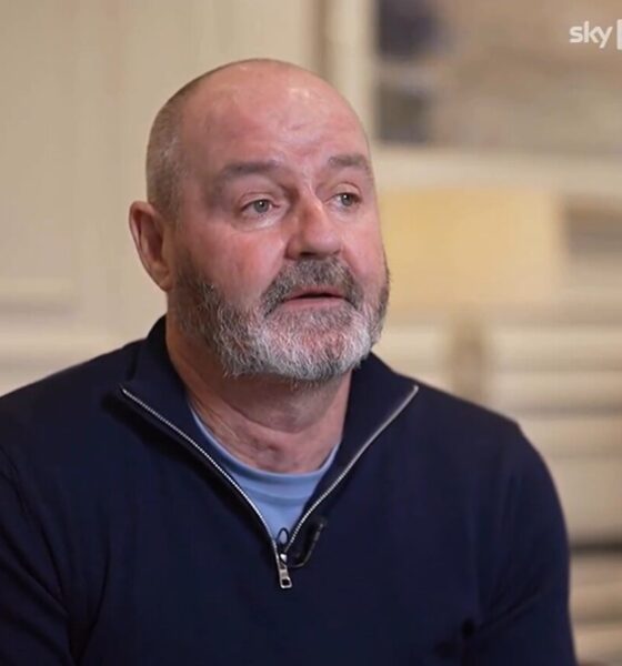 Steve Clarke, director técnico de la Selección de Escocia. Foto: captura de pantalla