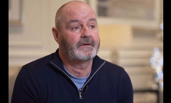 Steve Clarke, director técnico de la Selección de Escocia. Foto: captura de pantalla