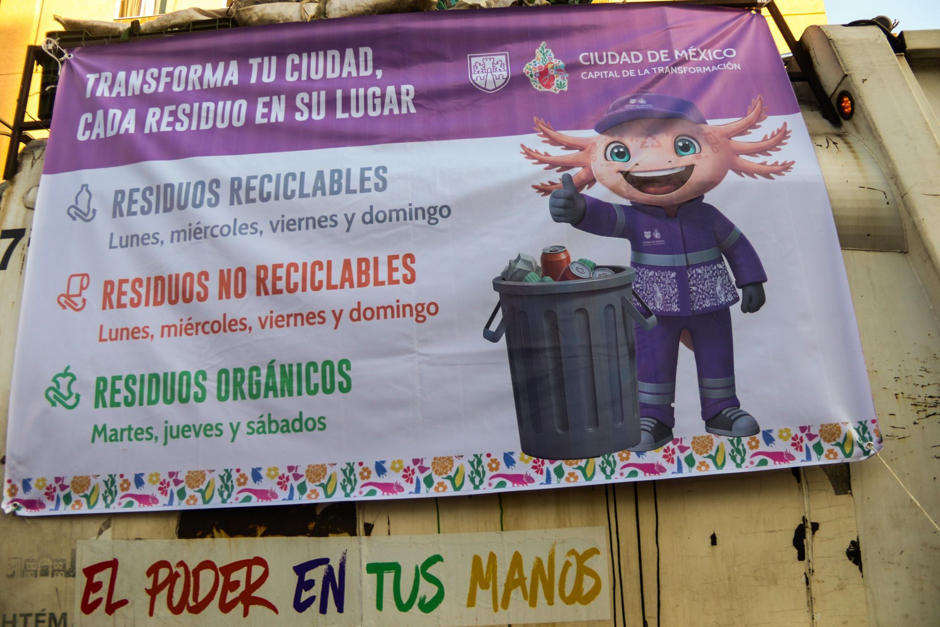 este 1 de enero entró en vigor el esquema obligatorio "Transforma tu ciudad, cada basura en su lugar". Te explicamos el calendario de recolección y cómo evitar errores comunes