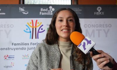 Mara Fernández, vocera juvenil del CIFAM Monterrey 2026 - Foto: captura de pantalla