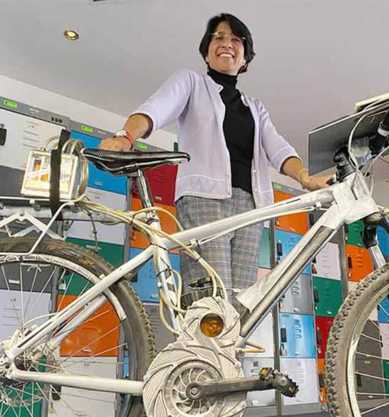 Bicicleta sin cadena: innovación pensada para niñas, niños y personas mayores
