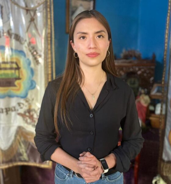 Erika Yasmín Morales Hernández interpreta a María en la 183 Representación de la Semana Santa en Iztapalapa. FOTO: Germán Díaz Hampshire / Siete24 Noticias