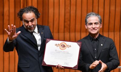 Alejandro González Iñárritu ingresa a El Colegio Nacional. Defiende el cine humano frente a la IA y llora por los desaparecidos