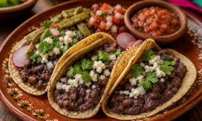 Taco de frijoles